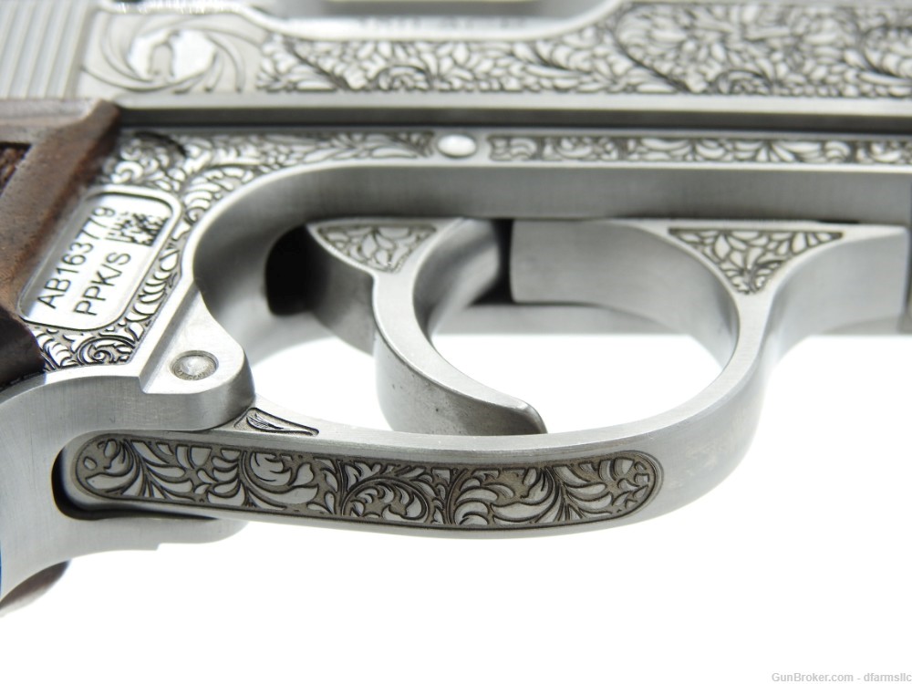 Ultra Rare Custom Engraved Walther PPK/S .380 ACP  007 James Bond Edition!-img-20
