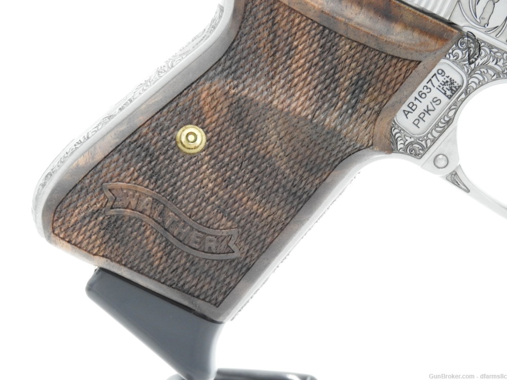 Ultra Rare Custom Engraved Walther PPK/S .380 ACP  007 James Bond Edition!-img-17