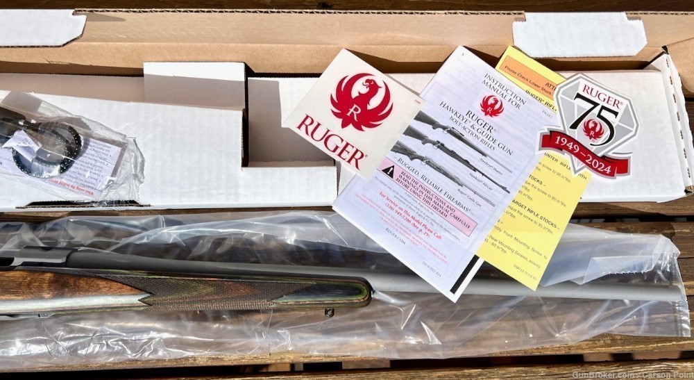 Ruger 77 Hawkeye Predator 22-250 REM 24" NIB 2024 Model # 17121-img-32