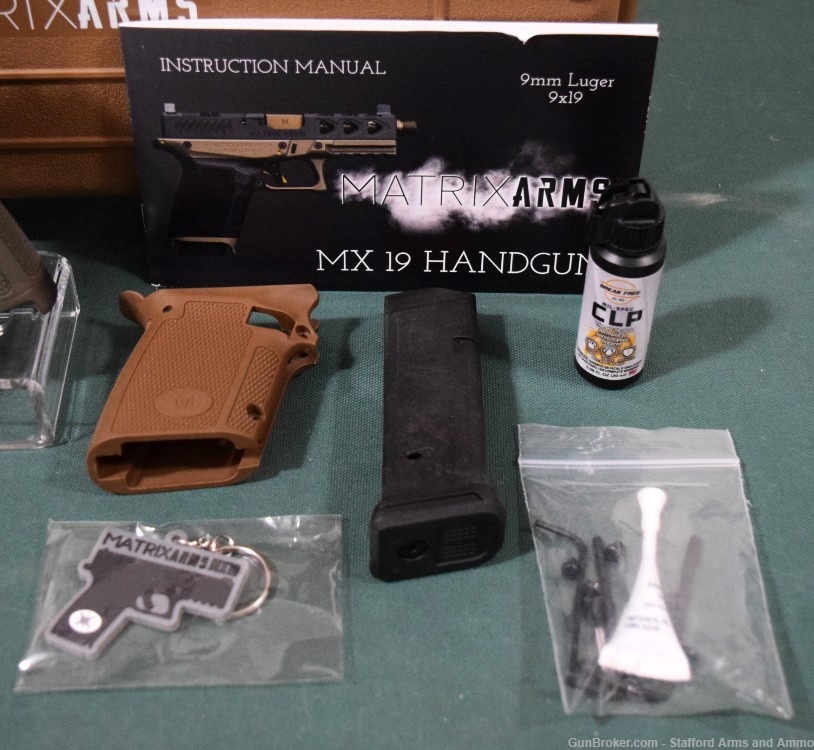 MATRIX ARMS MX-19 9mm 4 1/2" TB Primary Arms RD Trijicaon LNIB-img-1