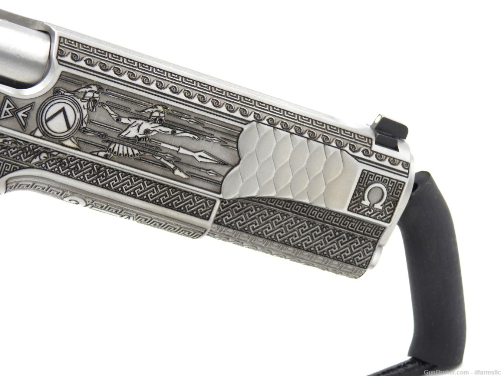 Rare Custom Engraved S&W Smith & Wesson 1911 E Series 45 ACP Molon Labe-img-14