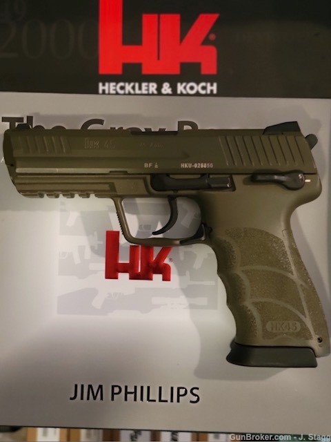 Heckler Koch HK/45 Auto Limited Edition Rare Green-img-1