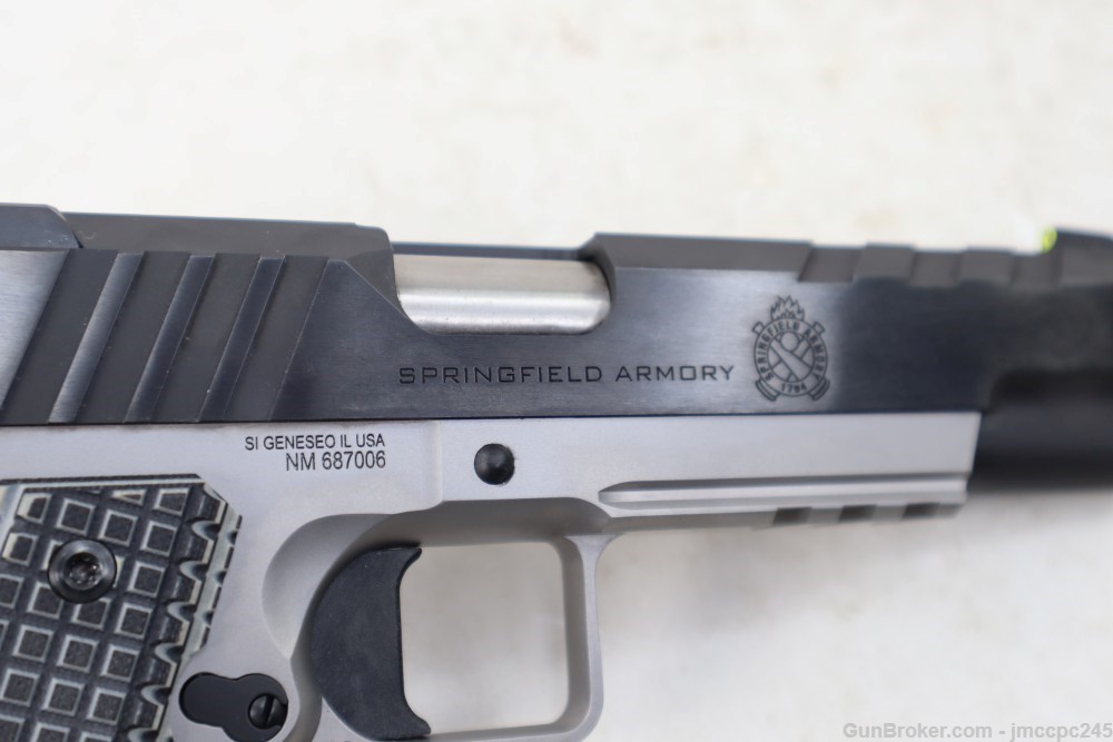 Like New Springfield Armory 1911 Emissary 9mm Pistol W/ Box Stainless Blued-img-15