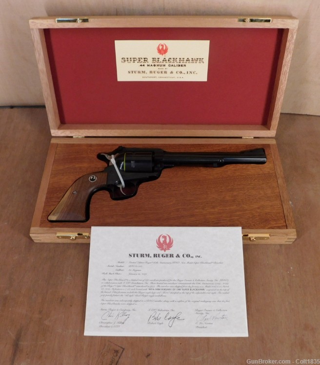 ROCS 60th ANNIVERSARY RUGER SUPER BLACKHAWK IN CASE-img-0