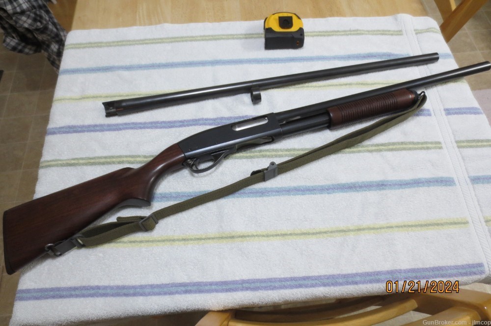 Remington 870 Wingmaster 12Ga 2 Brls 20"Riot CYL & 28" Mod 1955 made C&R OK-img-0