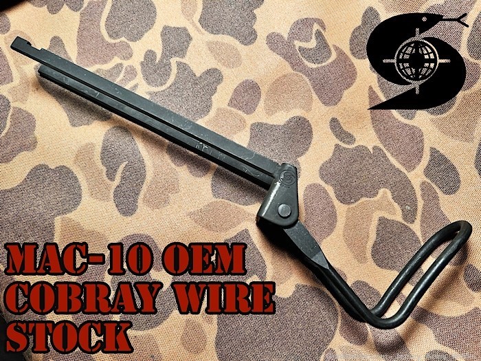 OEM SWD COBRAY MAC-10 Wire Stock RPB INGRAM M10 Buttstock Hard to Find!-img-0