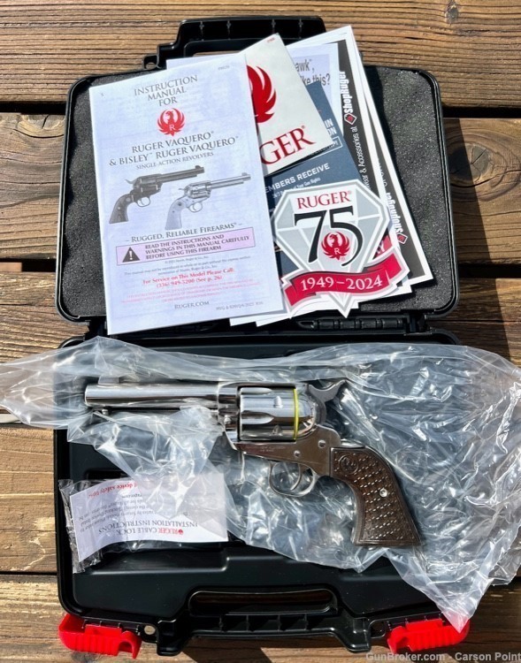 RUGER VAQUERO STAINLESS TALO Limited Short Spur 45 Colt NIB 5158-img-3