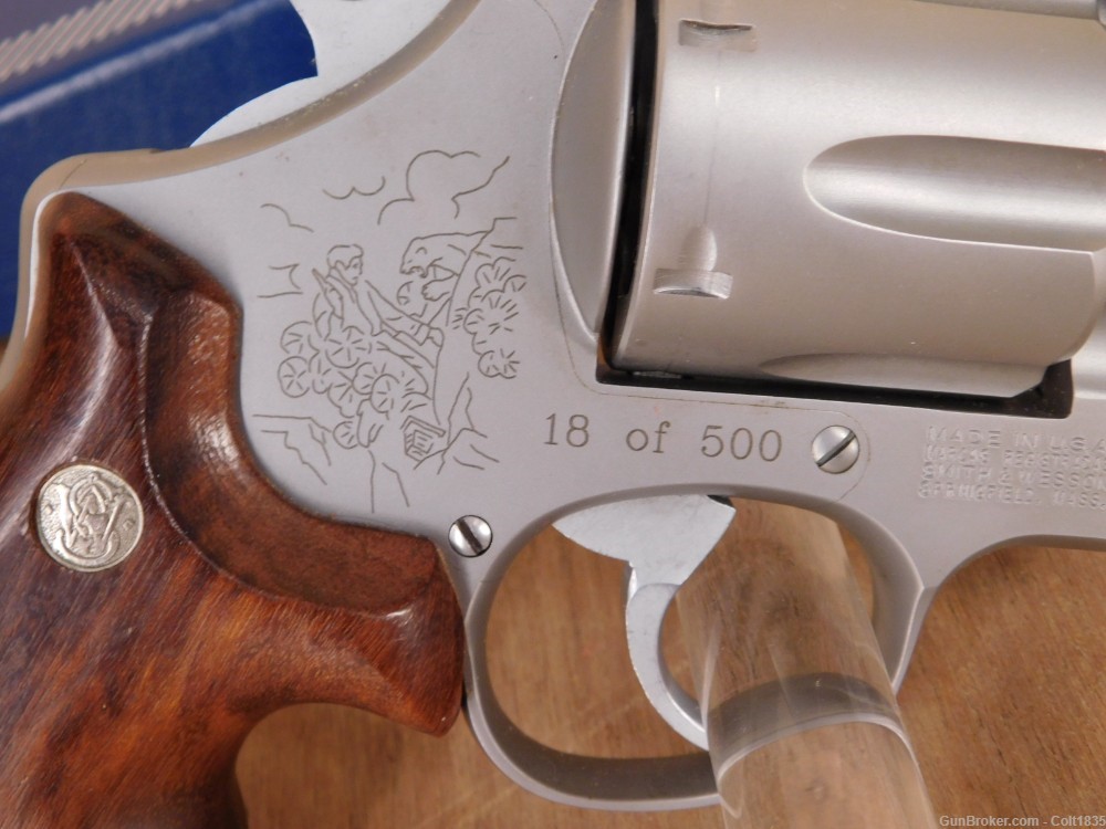 Smith & Wesson S&W 629-2 Mountain Lion .44 Mag 4? Revolver 1990 #18 of 500 -img-4