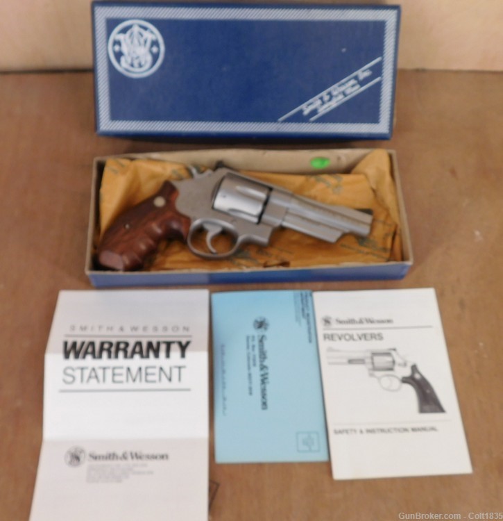 Smith & Wesson S&W 629-2 Mountain Lion .44 Mag 4? Revolver 1990 #18 of 500 -img-0