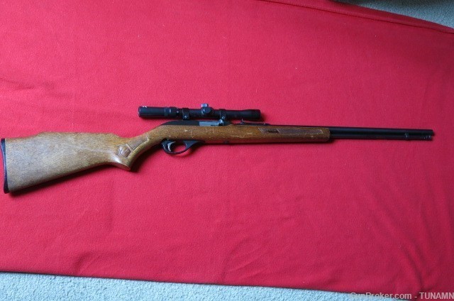 Marlin Model 60 Glenfield 22"Barrel Wood Stock 85%Blue Great Start Price-img-0