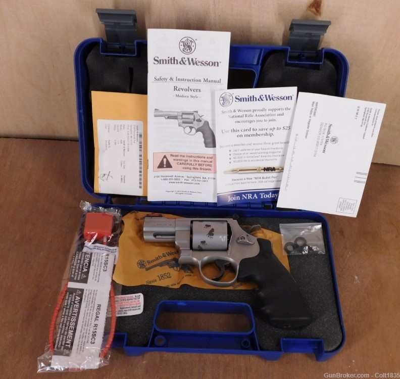 Smith & Wesson S&W 150165, 629-6 Backpacker .44 Mag 2.5? Ported Limited Run-img-0