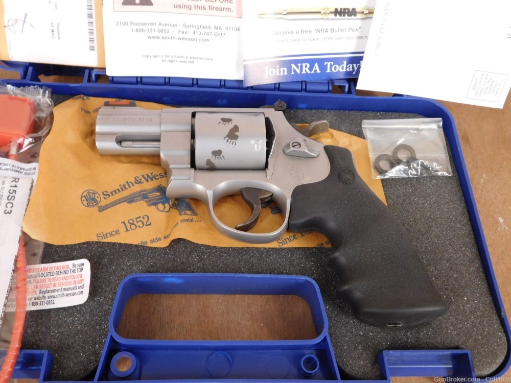 Smith & Wesson S&W 150165, 629-6 Backpacker .44 Mag 2.5? Ported Limited Run-img-1