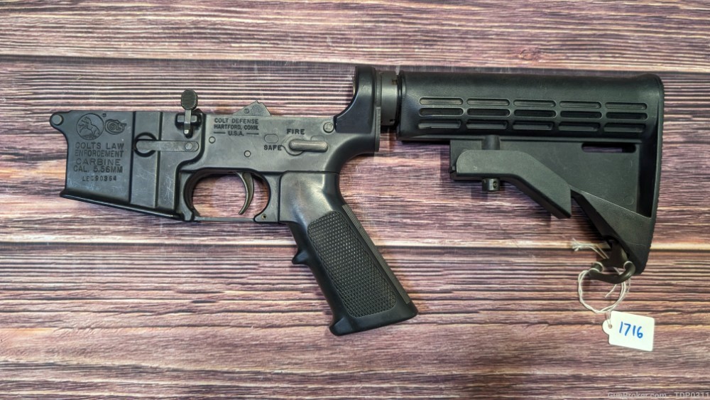 Colt M4 Lower Restricted Govt marked LE M4A1 USGI GWOT Clone-img-0