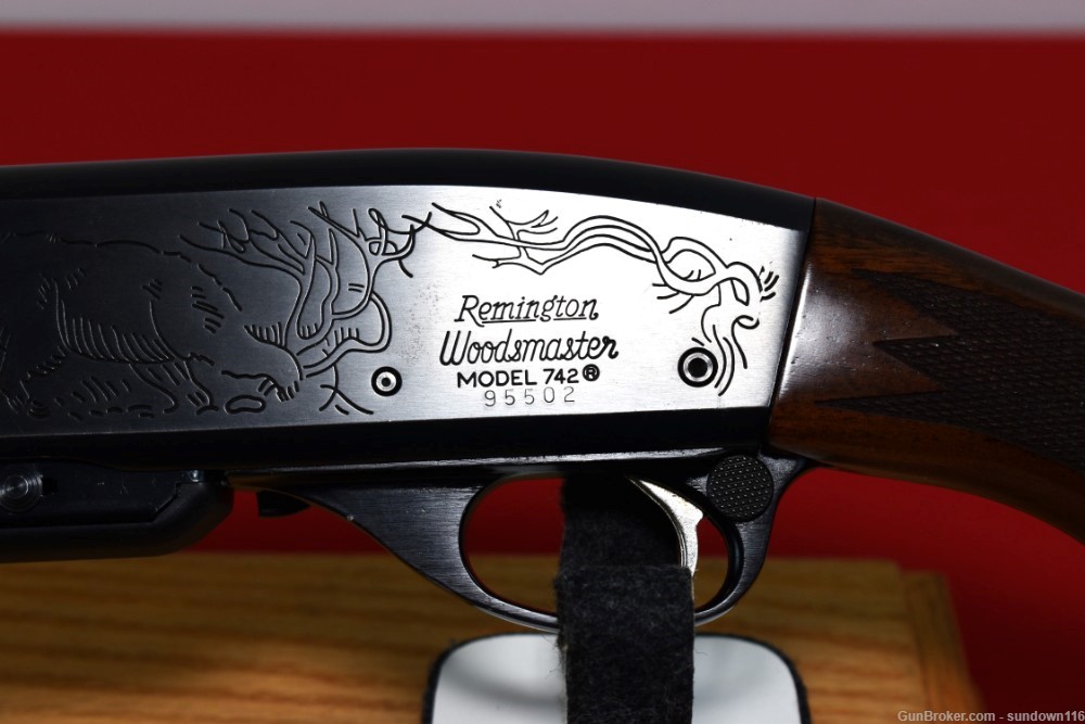 Remington 742 Woodmaster Scarce Deluxe Engraved Receiver 30-06 Made 1963  -img-7
