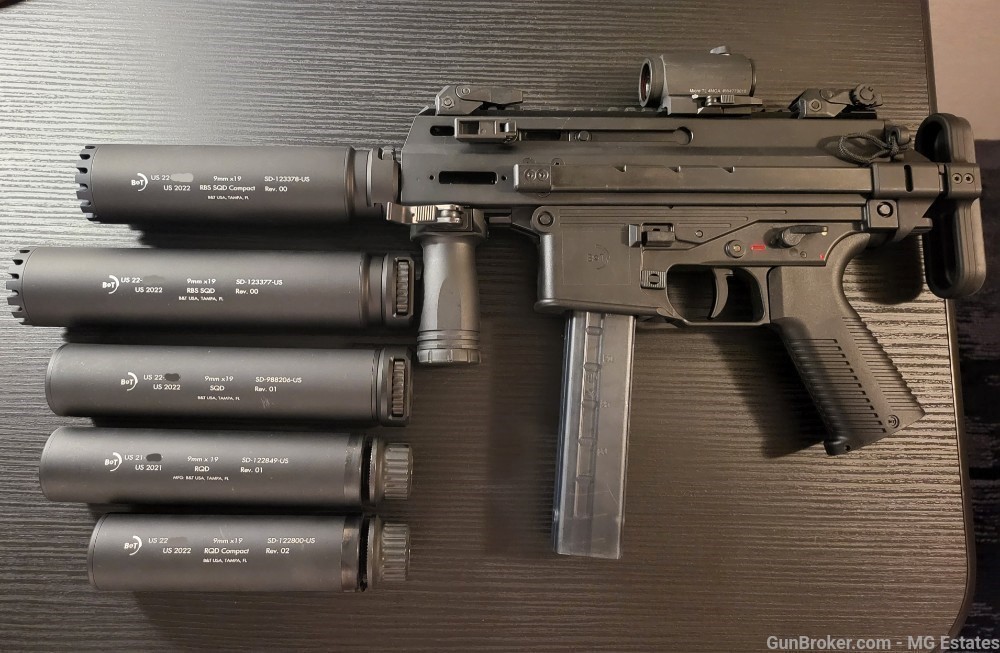 B&T RBS SQD Compact 3-Lug 9mm APC9 / H&K SP5 / MP5 Silencer-img-6