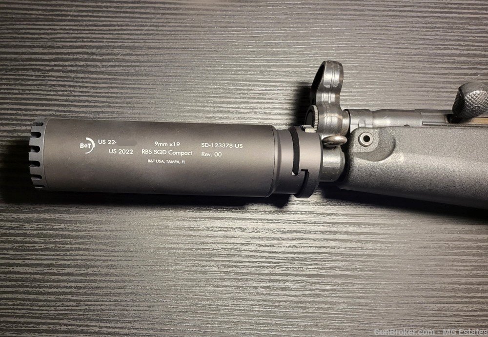 B&T RBS SQD Compact 3-Lug 9mm APC9 / H&K SP5 / MP5 Silencer-img-4