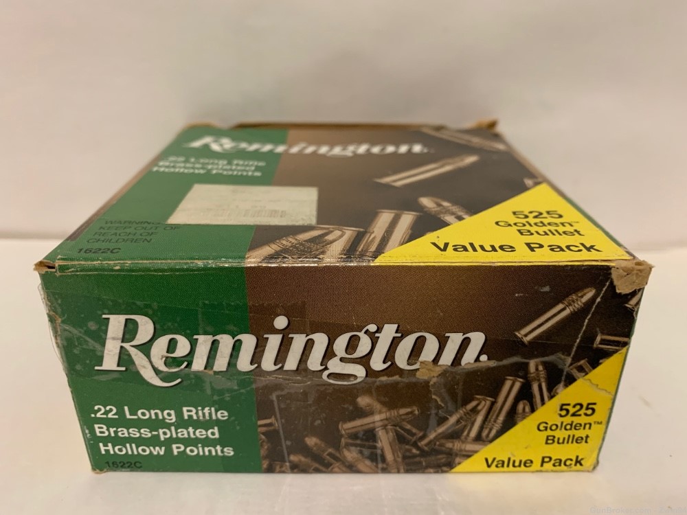 Remington 22 Long Rifle Brass Plated Hollow Point -img-1