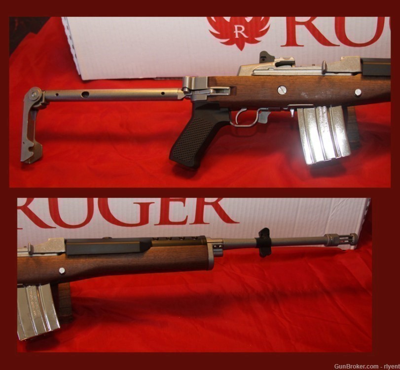 Ruger Mini-14 Tactical, 5.56 NATO, Stainless Side Folder - NEW!-img-3