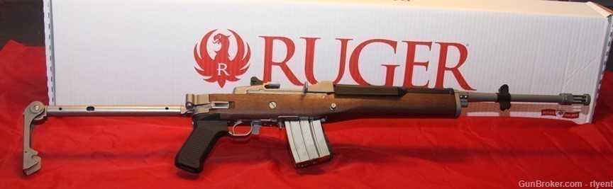 Ruger Mini-14 Tactical, 5.56 NATO, Stainless Side Folder - NEW!-img-1