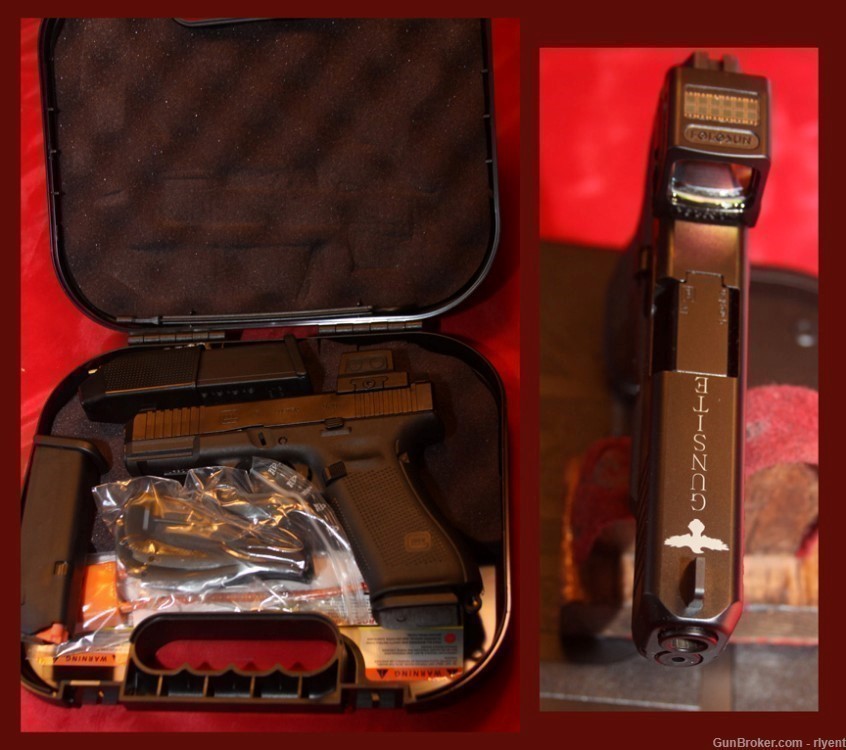 Glock 45 MOS Gunsite Edition, 9mm, Holosun HE509T-RD X2 Red Dot - NEW!-img-3