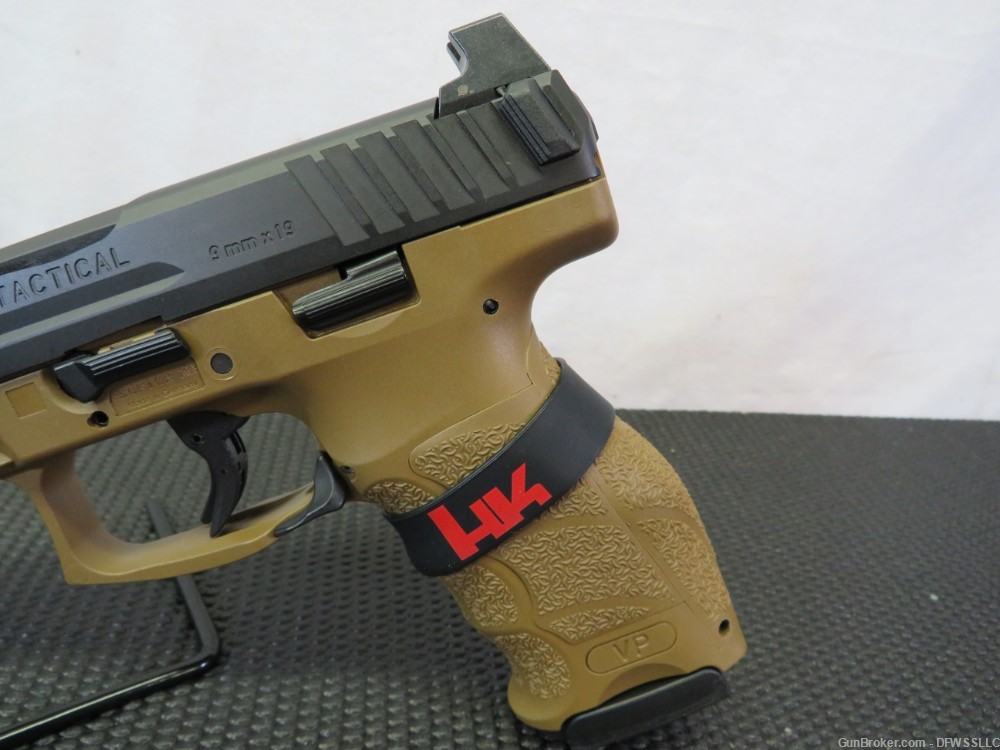 PENNY! HECKLER & KOCH HK VP9 TACTICAL FDE 9MM W/ 4.7" BARREL, NIB!-img-8