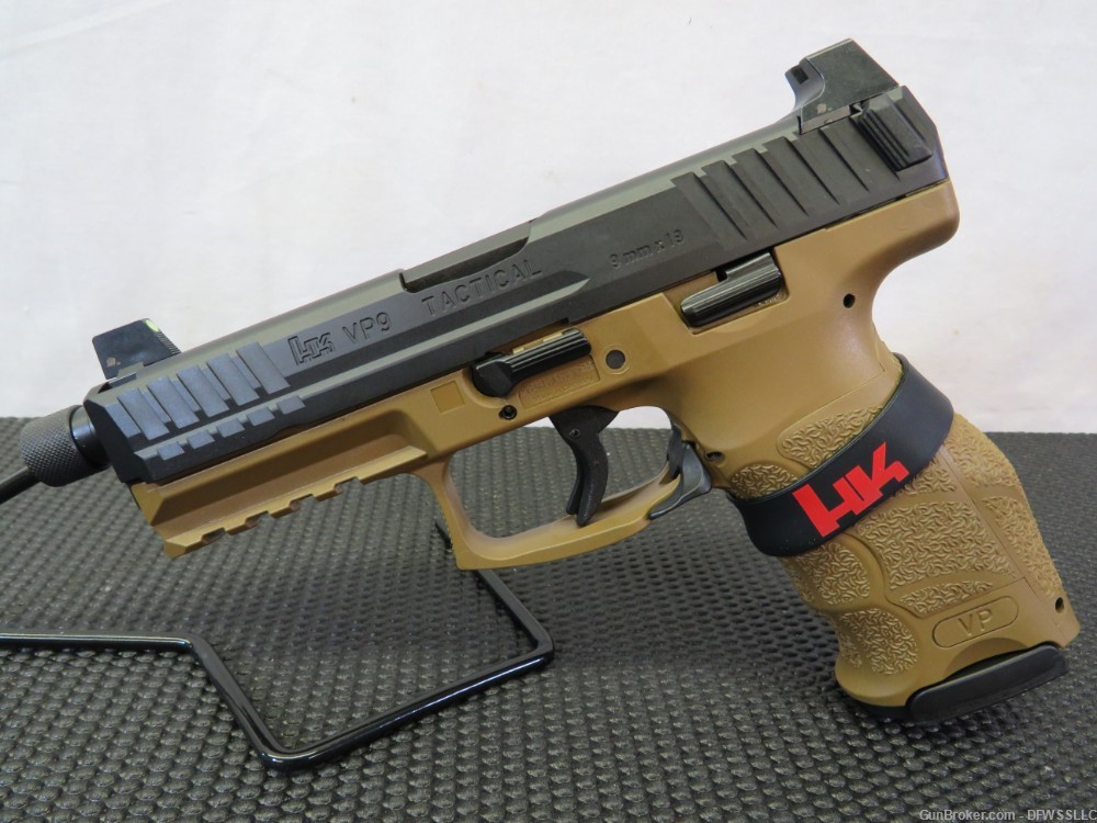 PENNY! HECKLER & KOCH HK VP9 TACTICAL FDE 9MM W/ 4.7" BARREL, NIB!-img-7