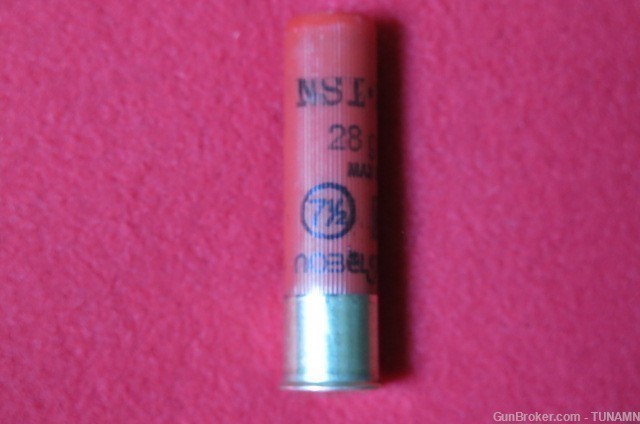 Nobel Sport 28 Ga 2 3/4" 7 1/2 Shot 1 Oz Lead 1205 FPS 125 Rounds 5 Boxes -img-3