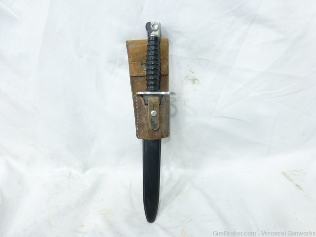 Swiss M1957 Bayonet Wenger Sheath And Frog EXCELLENT Condition-img-0