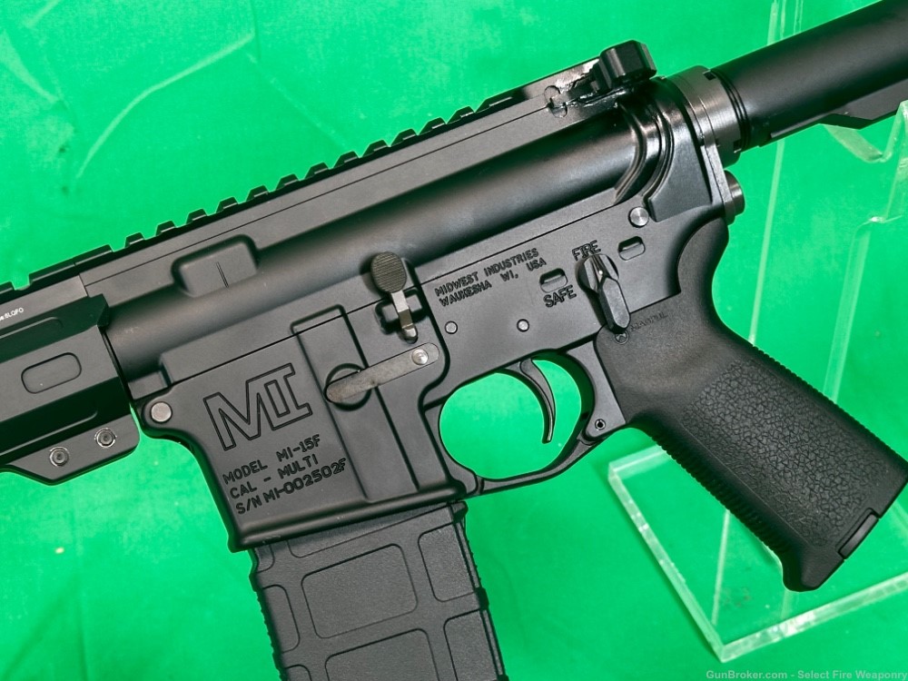 Midwest Industries MI-15F 5.56 AR Pistol 10.5” barrel SBA3 Brace AR-15 ARP-img-9