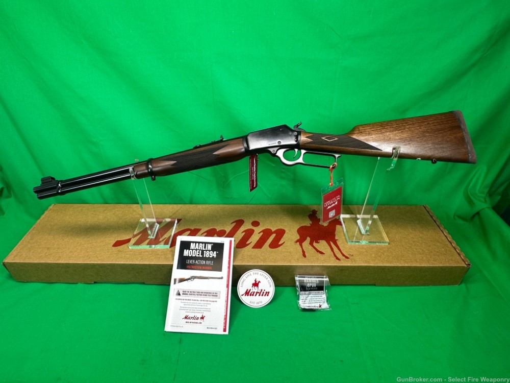 New In Box Marlin 1894 Classic 44 mag 20.25” barrel Blued Ruger 70401-img-13