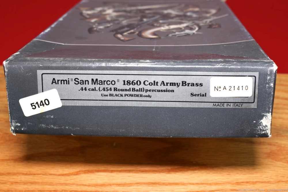 ASM Armsport 1851 Navy 44 BP Made 1985 New In Box Unfired & Excellent! -img-36