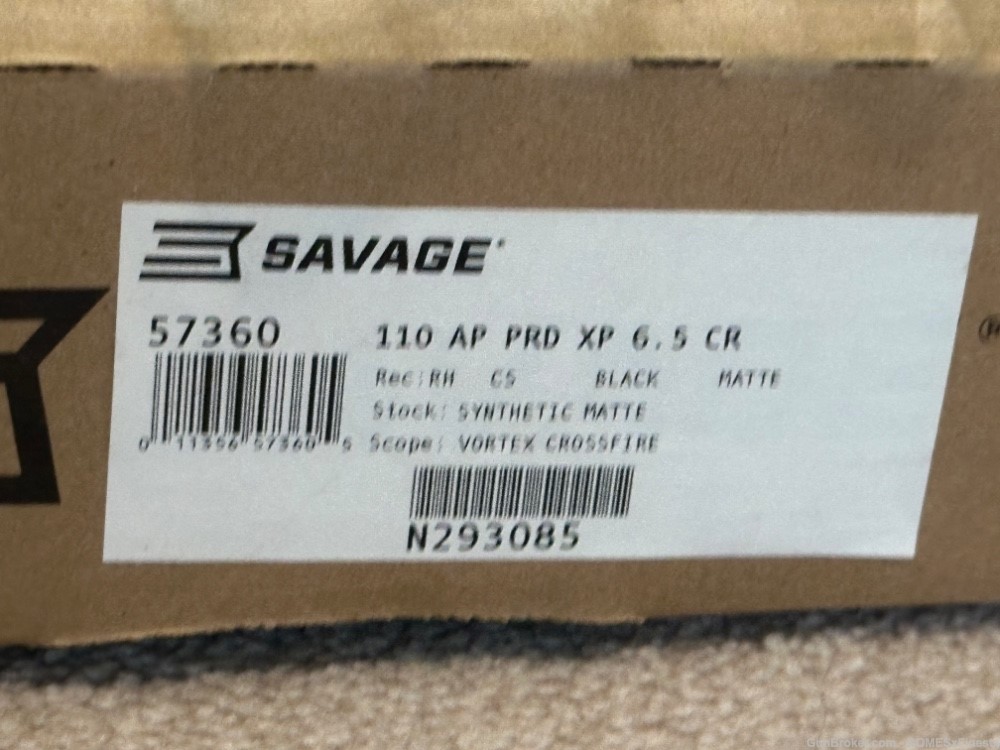 Savage Apex Predator XP 6.5 CR w/Vortex scope fluted & threaded barrel-img-15