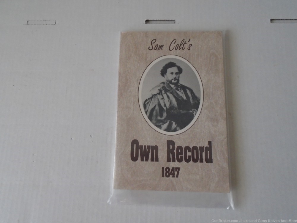 Rare Limited Ed. Sam Colt's Own Record 1847 Walker Model Colt Revolver Book-img-3