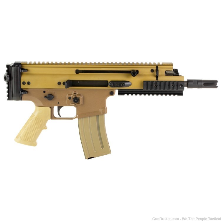 FN SCAR 15P 223 REM | 5.56 NATO Pistol 7.5" Barrel Piston Driven NRCH FDE -img-1