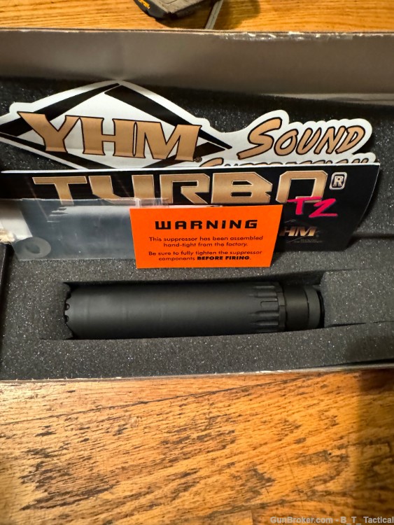 YHM Yankee Hill Machine Co. Suppressor Turbo 5.56mm .223  1/2" 28 mount-img-7