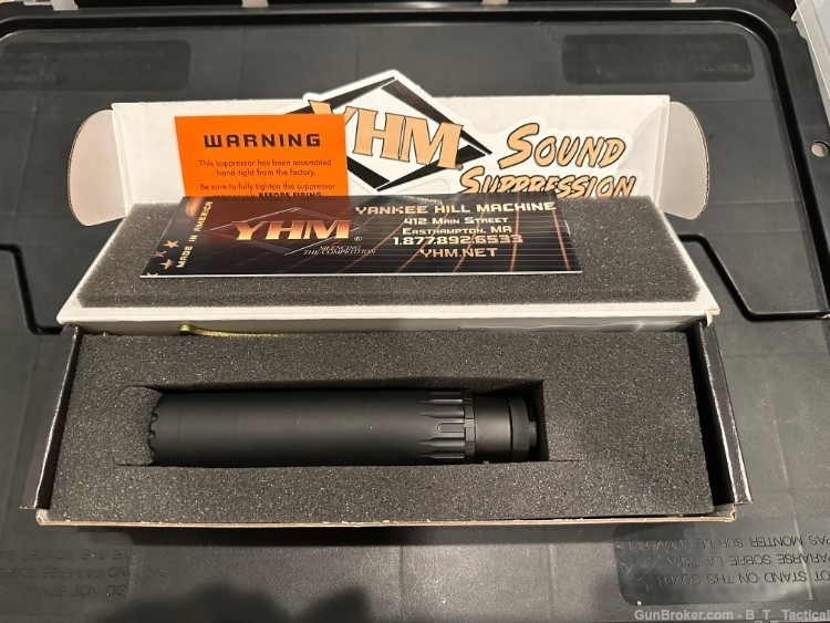 YHM Yankee Hill Machine Co. Suppressor Turbo 5.56mm .223  1/2" 28 mount-img-0