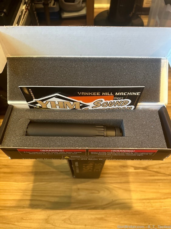 YHM Yankee Hill Machine Co. Suppressor Turbo 5.56mm .223  1/2" 28 mount-img-3