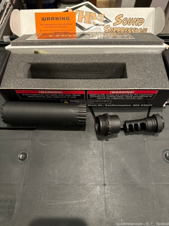 YHM Yankee Hill Machine Co. Suppressor Turbo 5.56mm .223  1/2" 28 mount-img-2