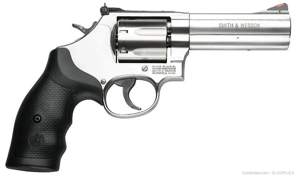 SMITH AND WESSON S&W 686 PLUS STAINLESS 7-SHOT ADJ. SIGHT 4" BBL .357MAG-img-0