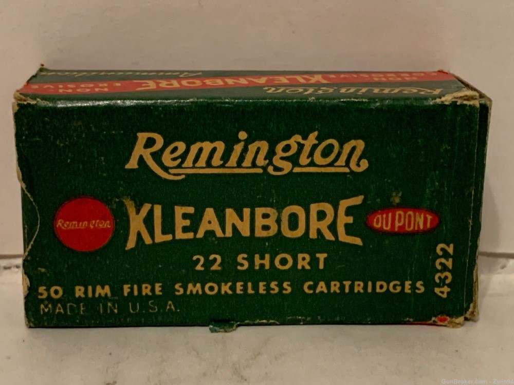 Scarce Remington Kleanbore 22 Short Medium Velocity -img-0
