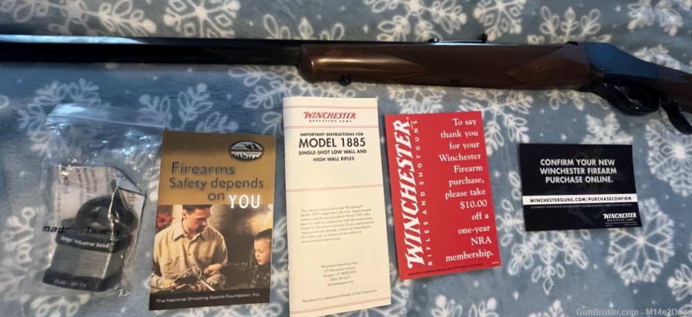 Winchester Ruger Browning Winchester 1885 375 H&H cal. SAFARI -img-15