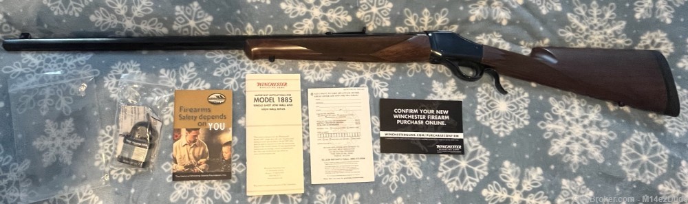 Winchester Ruger Browning Winchester 1885 375 H&H cal. SAFARI -img-0