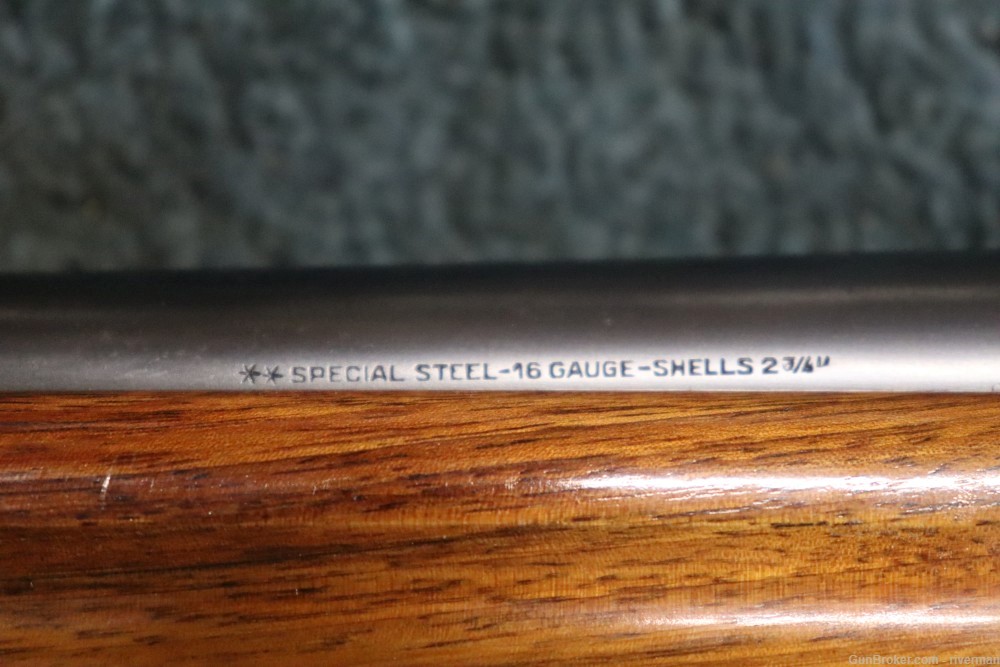 Belgian Browning A5 Semi Auto 16 Gauge Shotgun (SN#T77033)-img-12