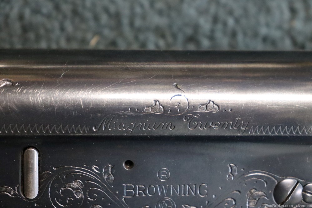 Belgian Browning A5 Semi Auto 20 Gauge Magnum Shotgun (SN#69X22219)-img-11