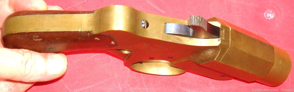 Rare Danish Model 88 Brass Flare / Signal Pistol -img-6