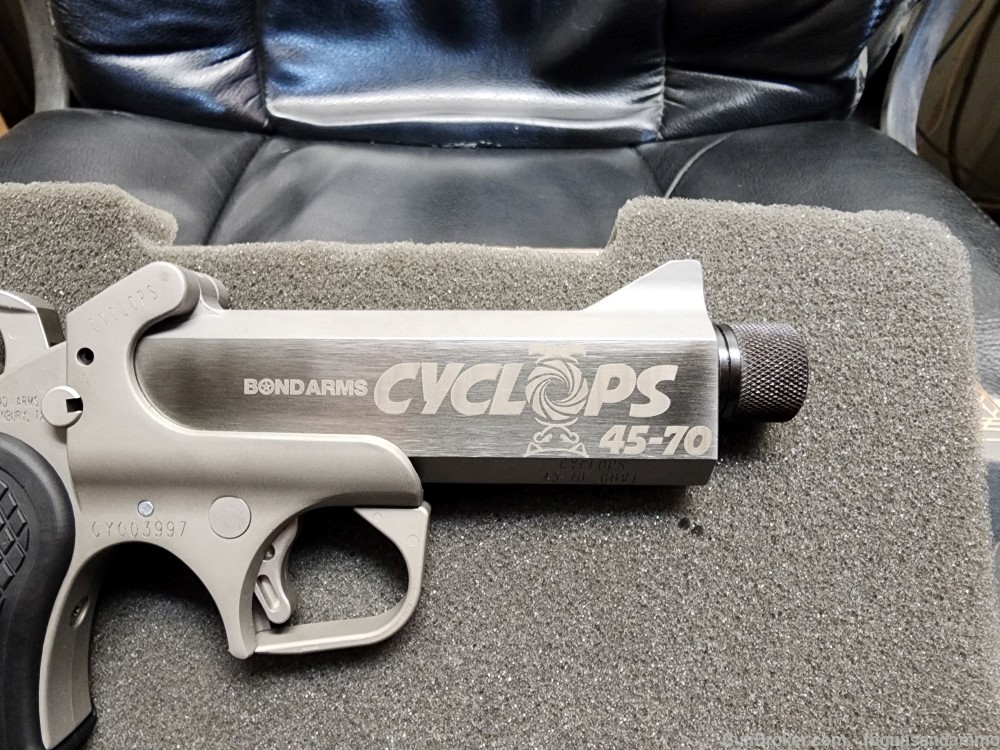 NEW BOND ARMS CYCLOPS CANNON .45-70 GOVT 4.2 THREADED DERRINGER 45-70 45 70-img-5