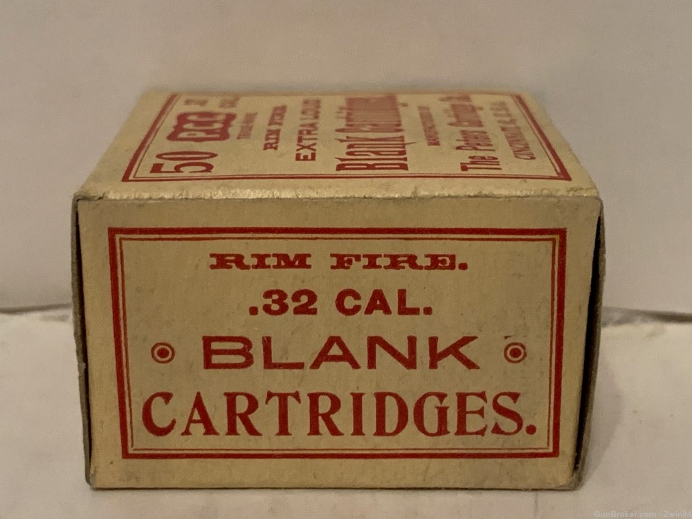 Peters Cartridge Co .32 Rimfire Extra Loud Blanks-img-2