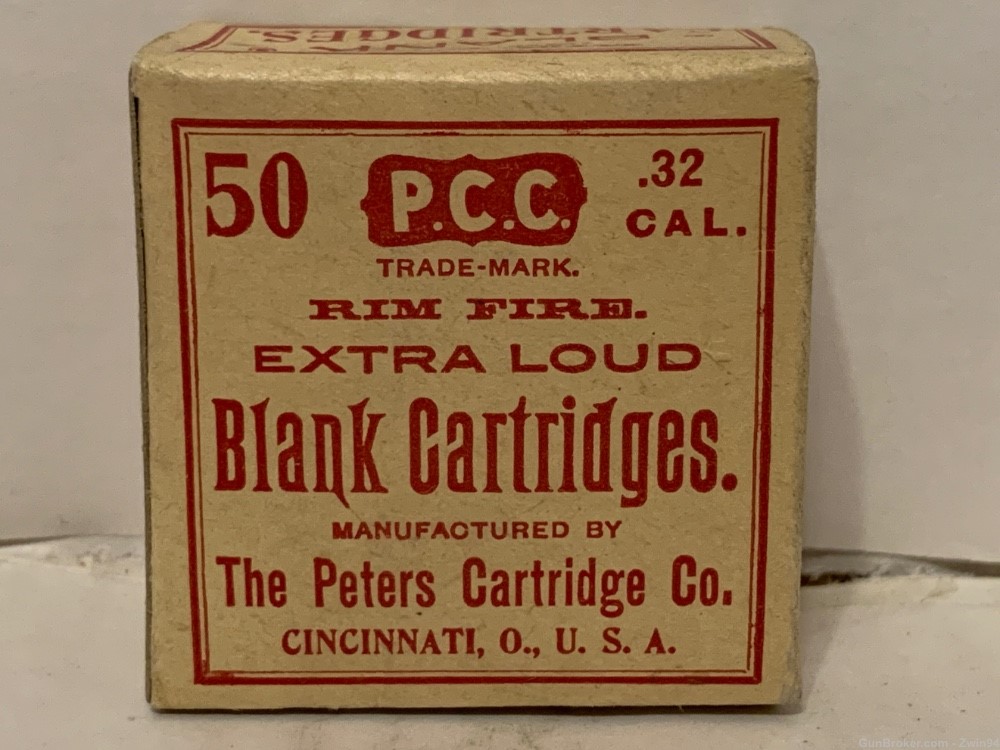 Peters Cartridge Co .32 Rimfire Extra Loud Blanks-img-0