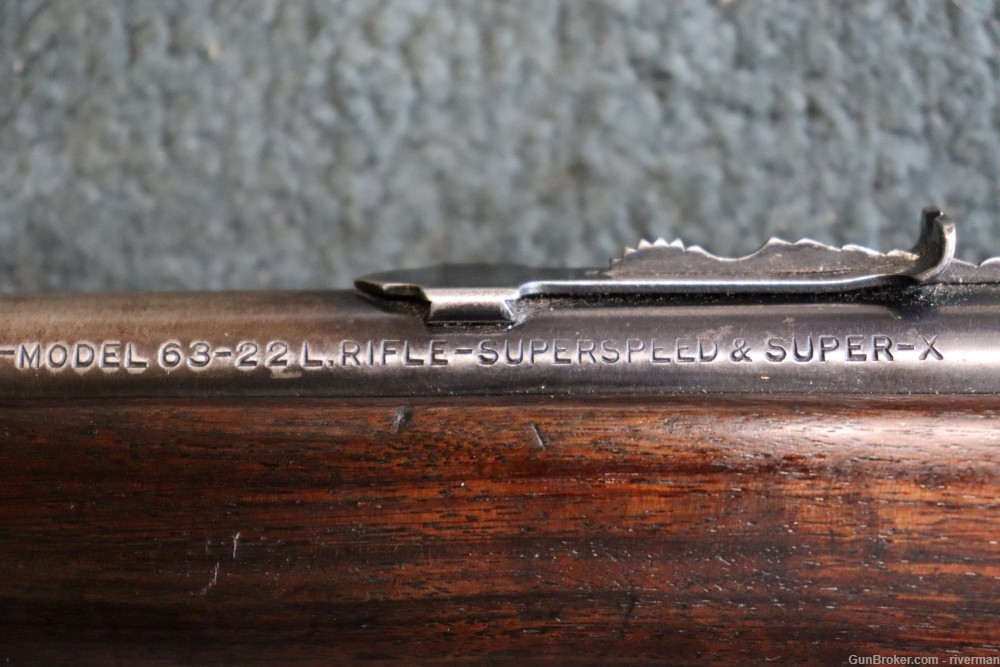 Winchester Model 63 Semi Auto Rifle Cal. 22 LR (SN#63984)-img-10