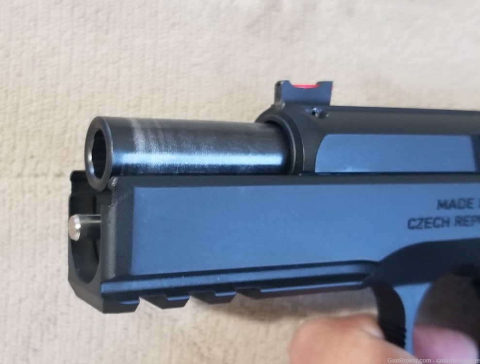 CZ 75 SP-01 9mm Pistol Milled for a Red Dot Optic, Cyelee Wolf 2-G Green-img-8